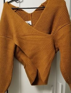 Criss cross sweater